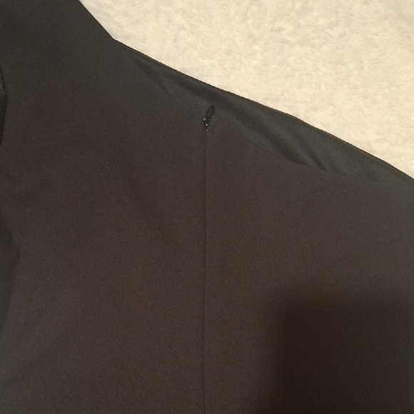 Blue Blush Black One-Shoulder Puff Sleeve Dress Sizes - Picture 4 of 8